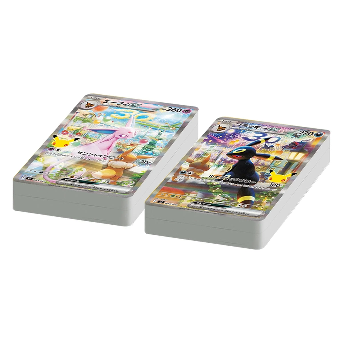 Premium Deck Set Espeon & Umbreon – beide Decks mit Full-Art-Karten