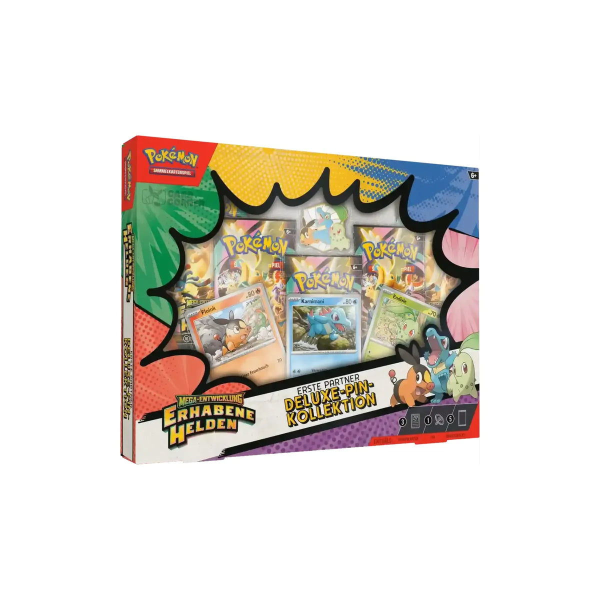 Pokémon Erhabene Helden Deluxe-Pin-Kollektion – Deutsch