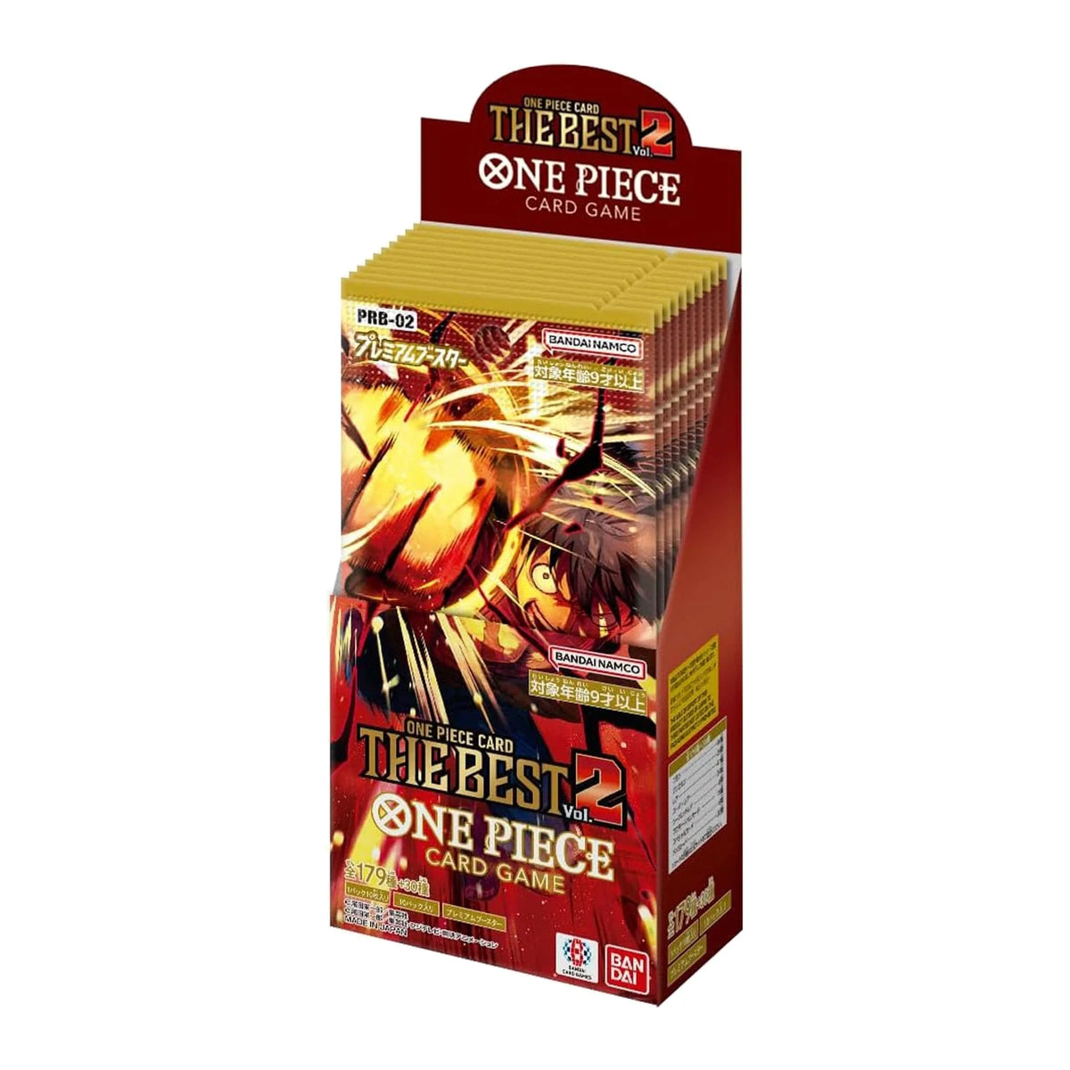 One Piece The Best Premium 2 Display PRB02 – geöffnet mit Boostern