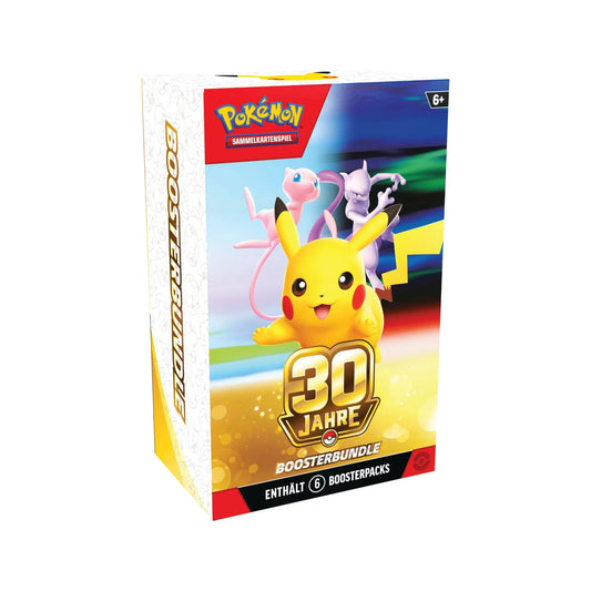 Pokémon 30 Jahre Booster Bundle Vorderseite