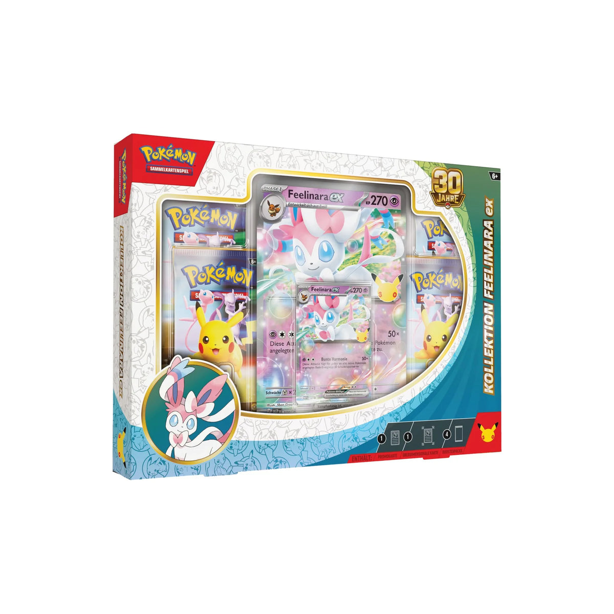 Pokémon 30 Jahre ex-Kollektion Feelinara-ex Verpackung