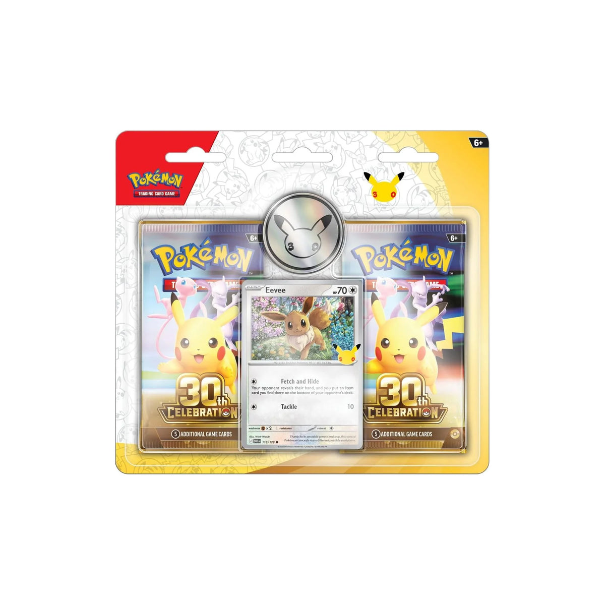 Pokémon 30th Celebration 2-Pack Blister Eevee Verpackung