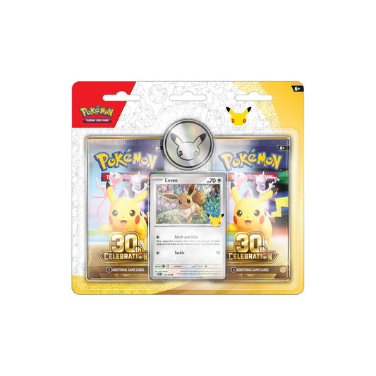 Pokémon 30th Celebration 2-Pack Blister Eevee Verpackung