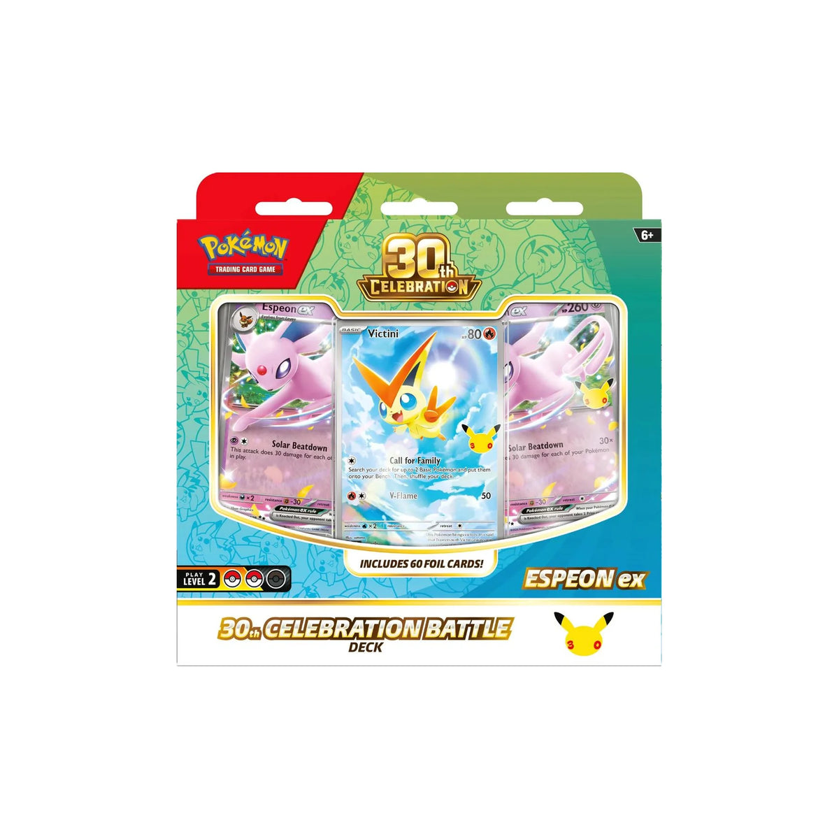 Pokémon 30th Celebration Battle Deck Espeon ex Verpackung