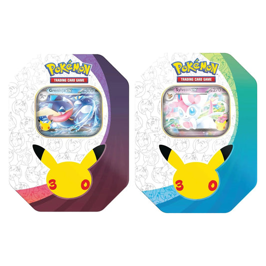 30th Celebration ex Tin Greninja ex und Sylveon ex Englisch