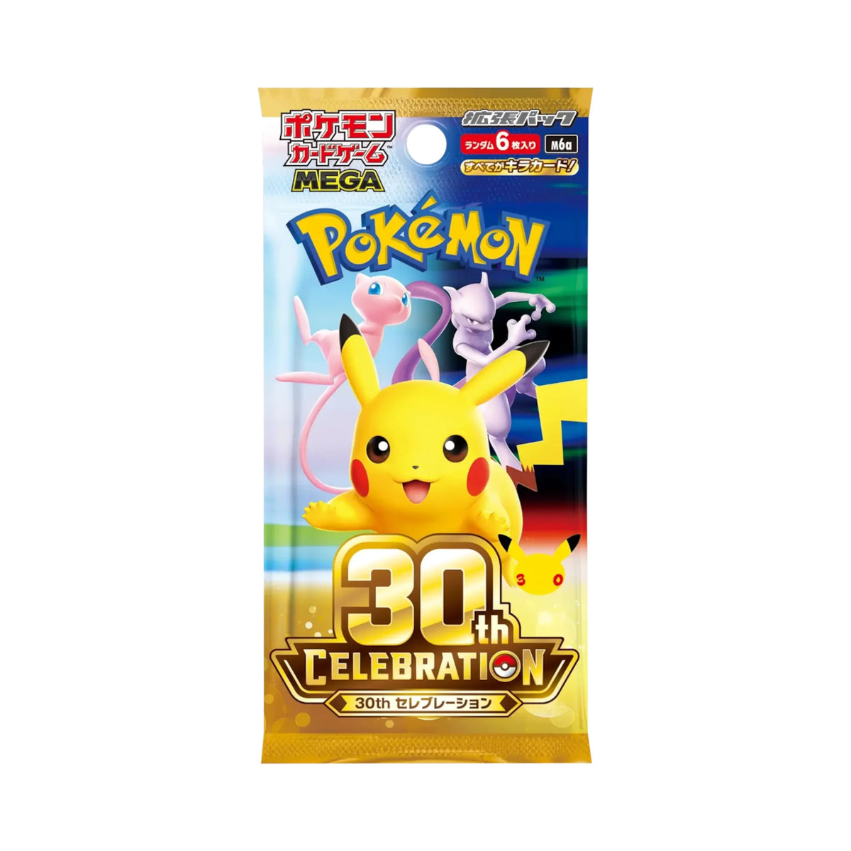 Pokémon 30th Celebration M6a Einzelbooster, Japanisch