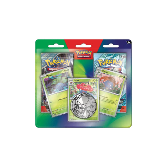 Pokémon Enhanced 2-Pack Blister Myrapla Duflor Giflor – Vorderseite