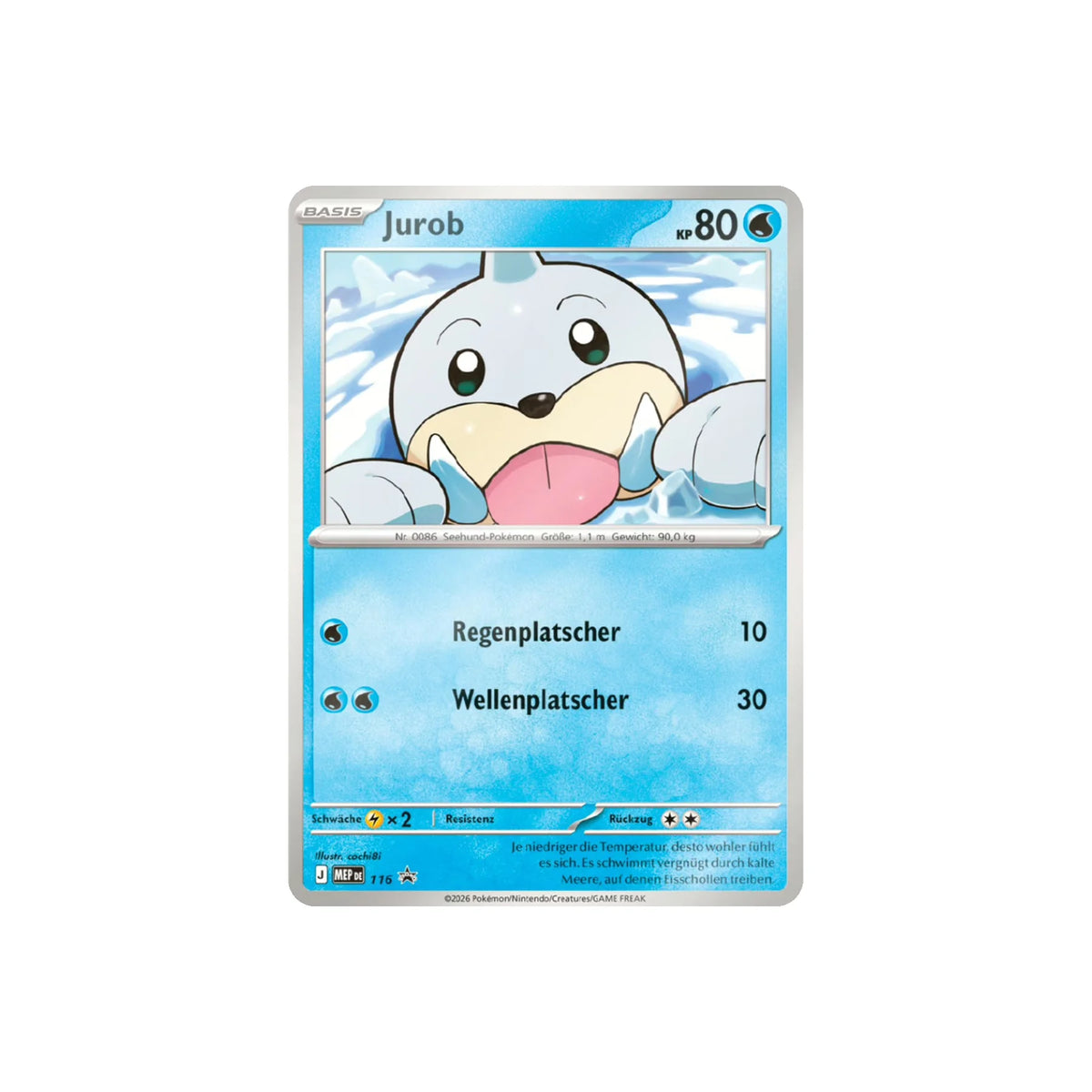 Holografische Promokarte Jurob MEP 116 aus dem 3-Pack-Blister