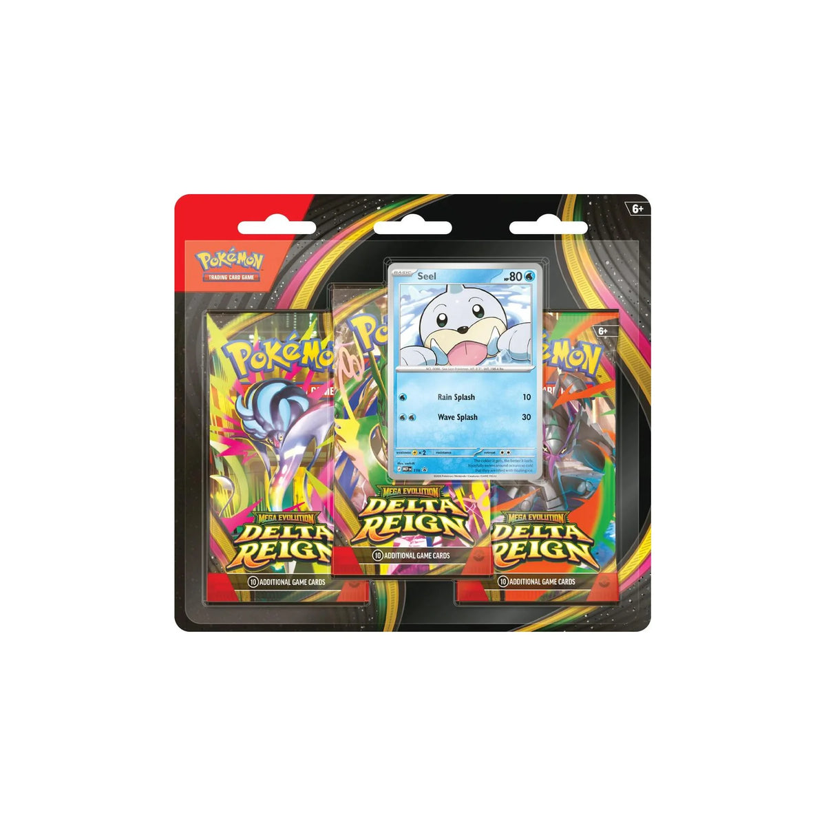 Pokémon Delta Reign 3-Pack-Blister Seel Englisch Vorderseite