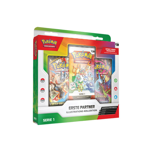 Pokémon Erste Partner Illustrations-Kollektion Serie 1 Verpackung vorne