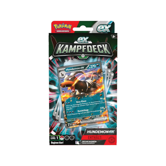 Pokémon ex-Kampfdeck Hundemon-ex Verpackung