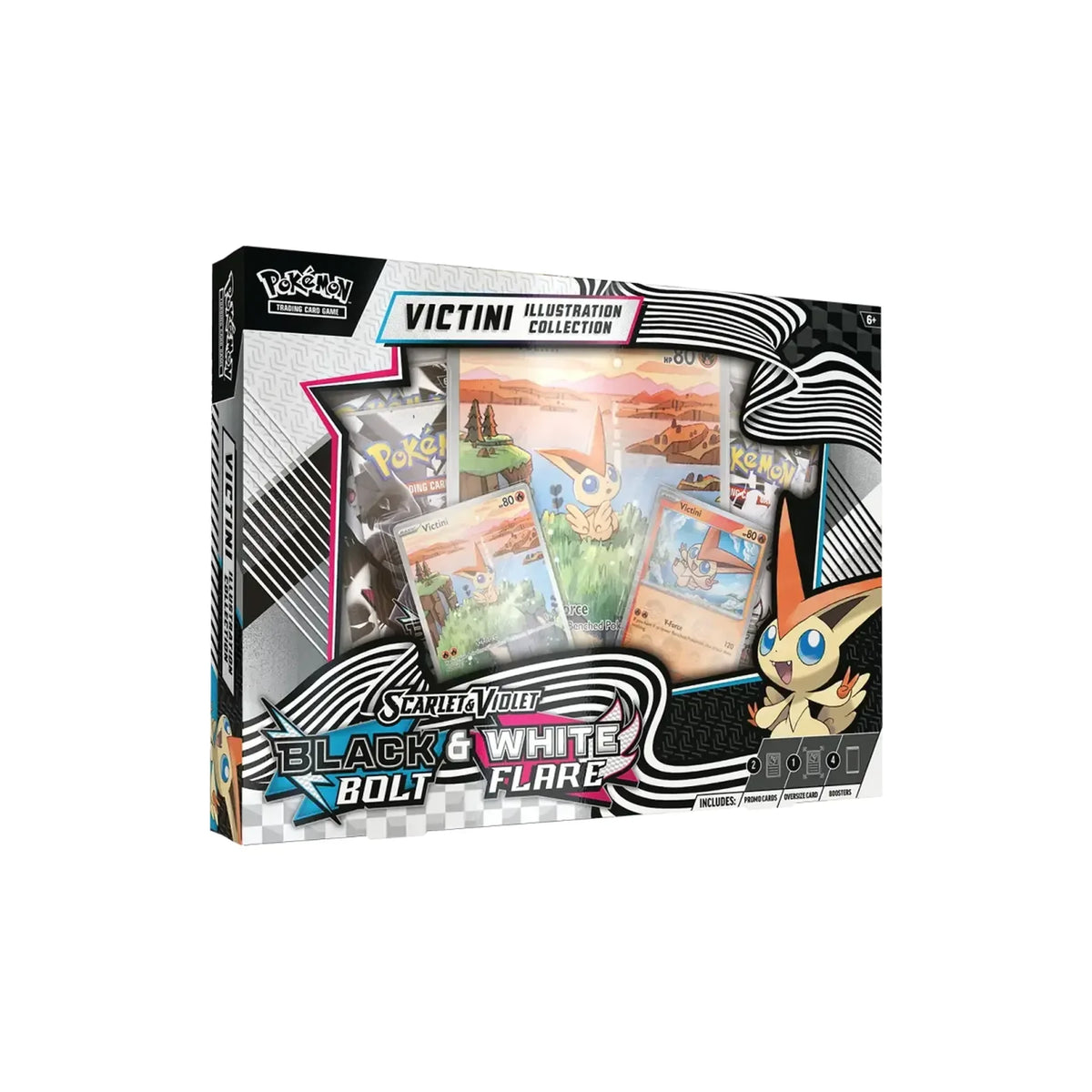 Pokémon Illustrations Collection Victini Black Bolt White Flare – Englisch