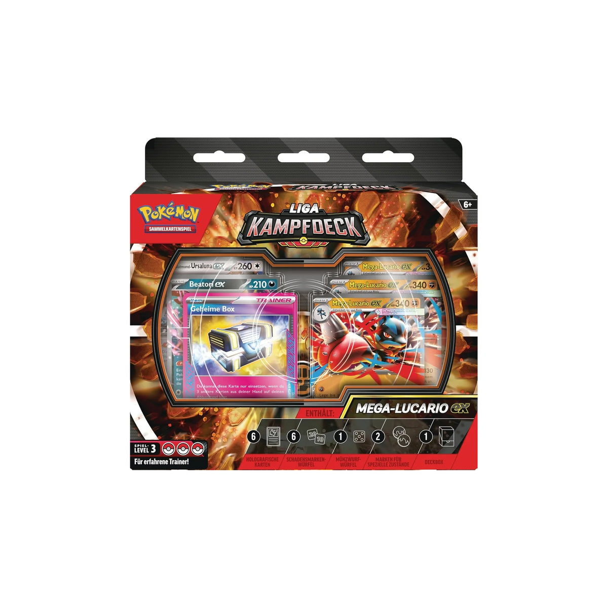 Pokémon Liga-Kampfdeck Mega-Lucario-ex Verpackung