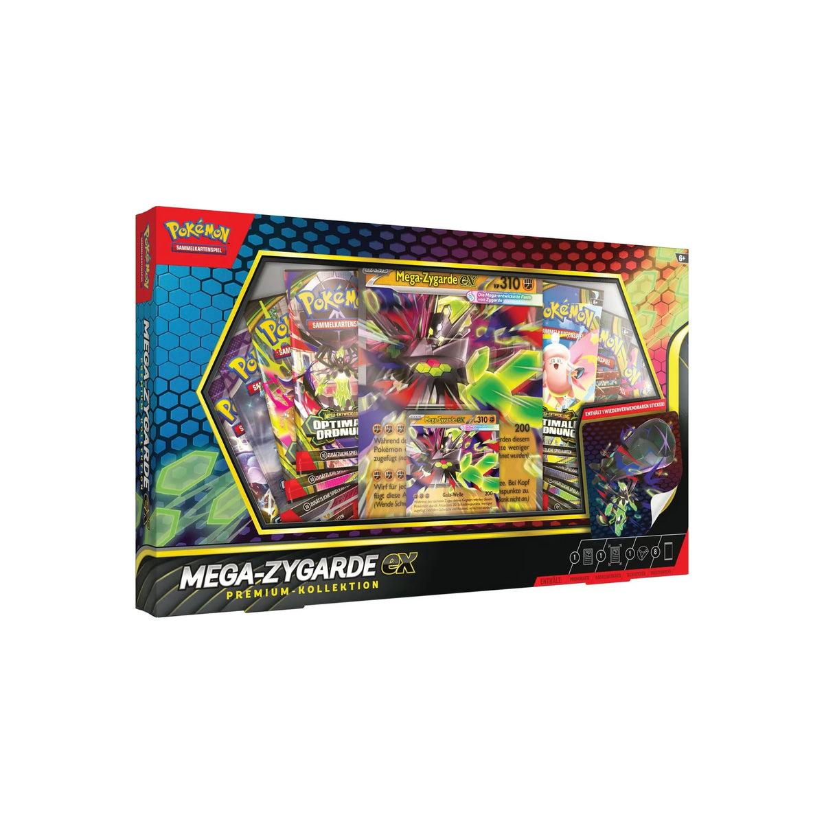 Pokémon Mega-Zygarde-ex Premium-Kollektion, Box-Vorderseite