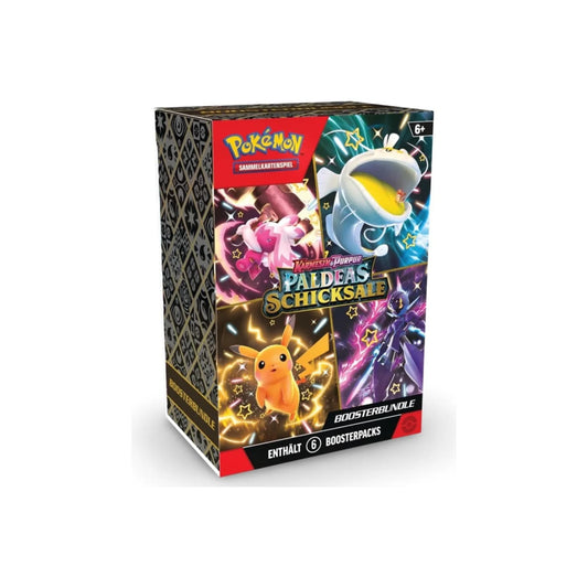 Pokémon Paldeas Schicksale Booster Bundle mit 6 Boostern