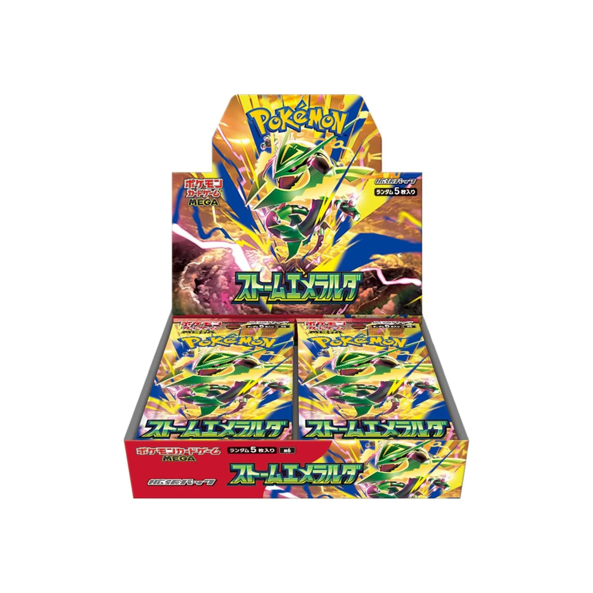 Pokémon Storm Emeralda M6 Booster Display, Japanisch