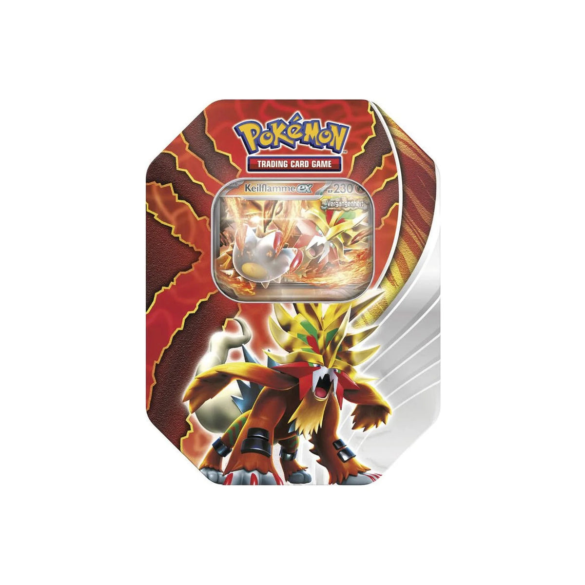 Pokémon Keilflamme ex Paradox Schicksale Tin 2024 – Deutsch