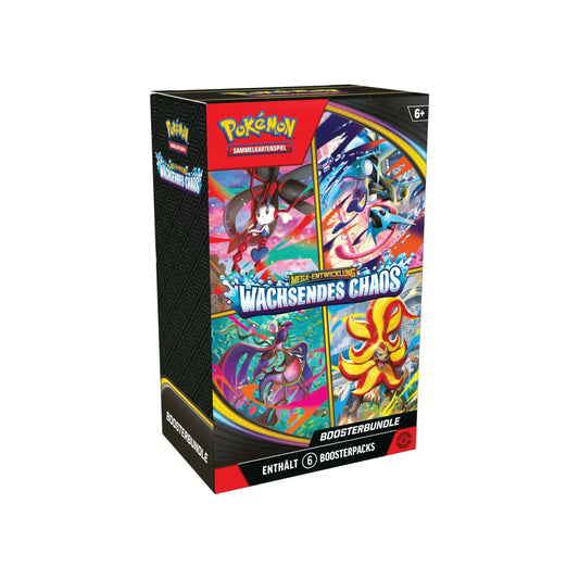 Pokémon Wachsendes Chaos Booster Bundle Vorderseite