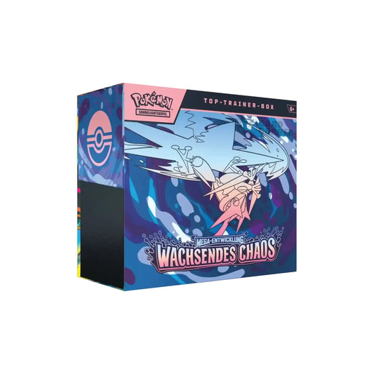 Pokémon Wachsendes Chaos Top Trainer Box – Deutsch