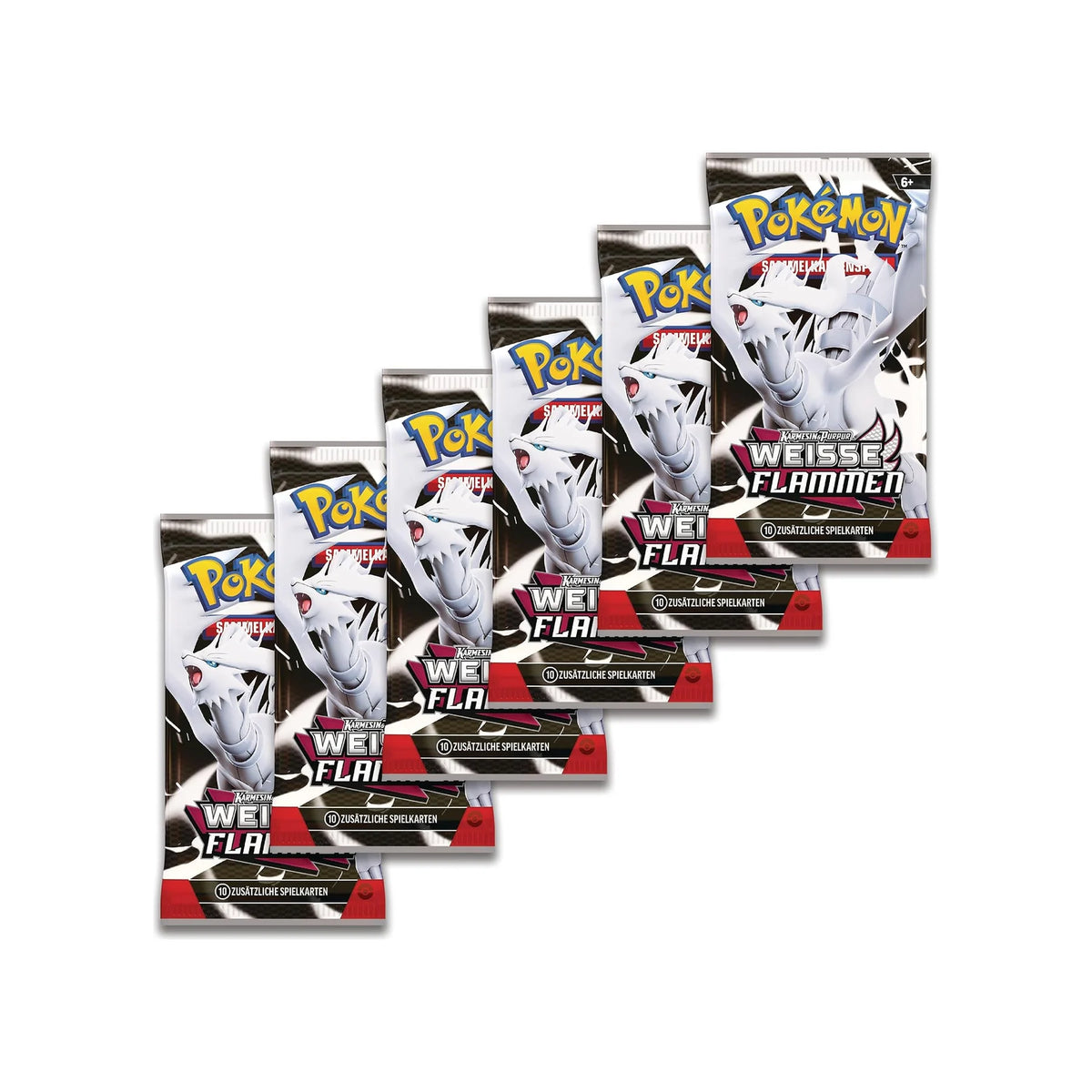 6 deutsche Weisse Flammen Booster aus dem Booster Bundle